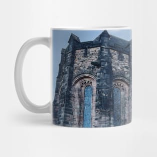 Stone turret at Edinburgh Castle Mug